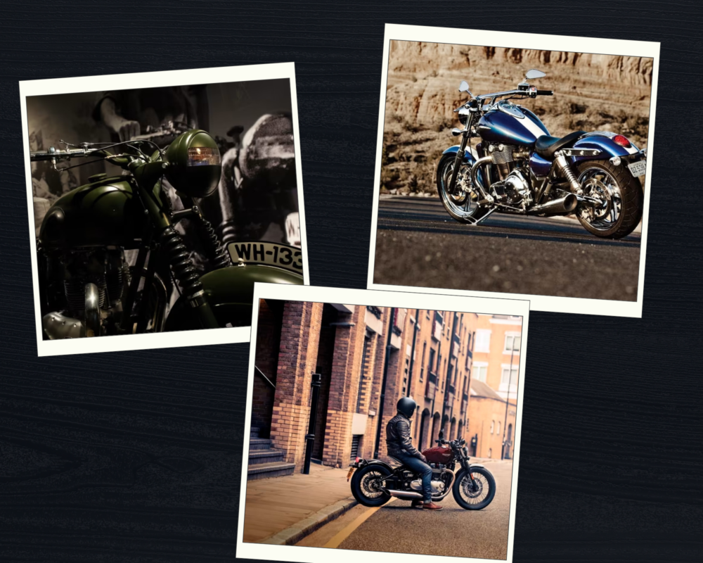Vintage Triumph Bikes
Step back in time with our heritage collection featuring iconic vintage Triumph motorcycles that defined generations of riders.