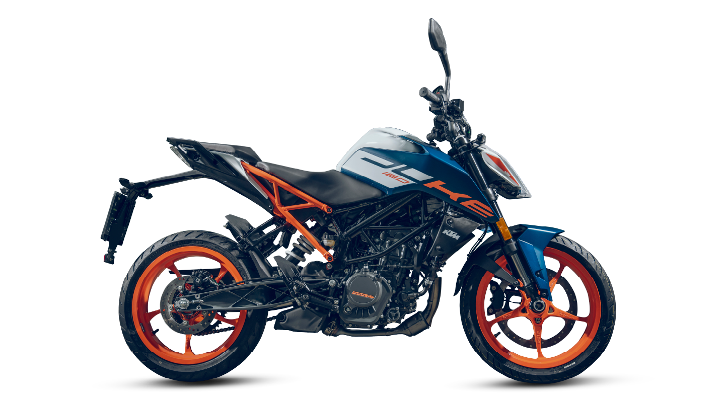 KTM Duke 160 – The Agile Urban Streetfighter. Striking the perfect mix of agility and everyday usability, the KTM Duke 160 is built for riders who want excitement in every ride