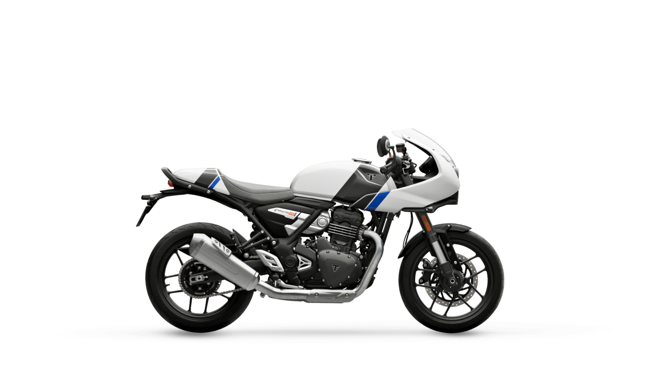Thruxton 400-white -colour