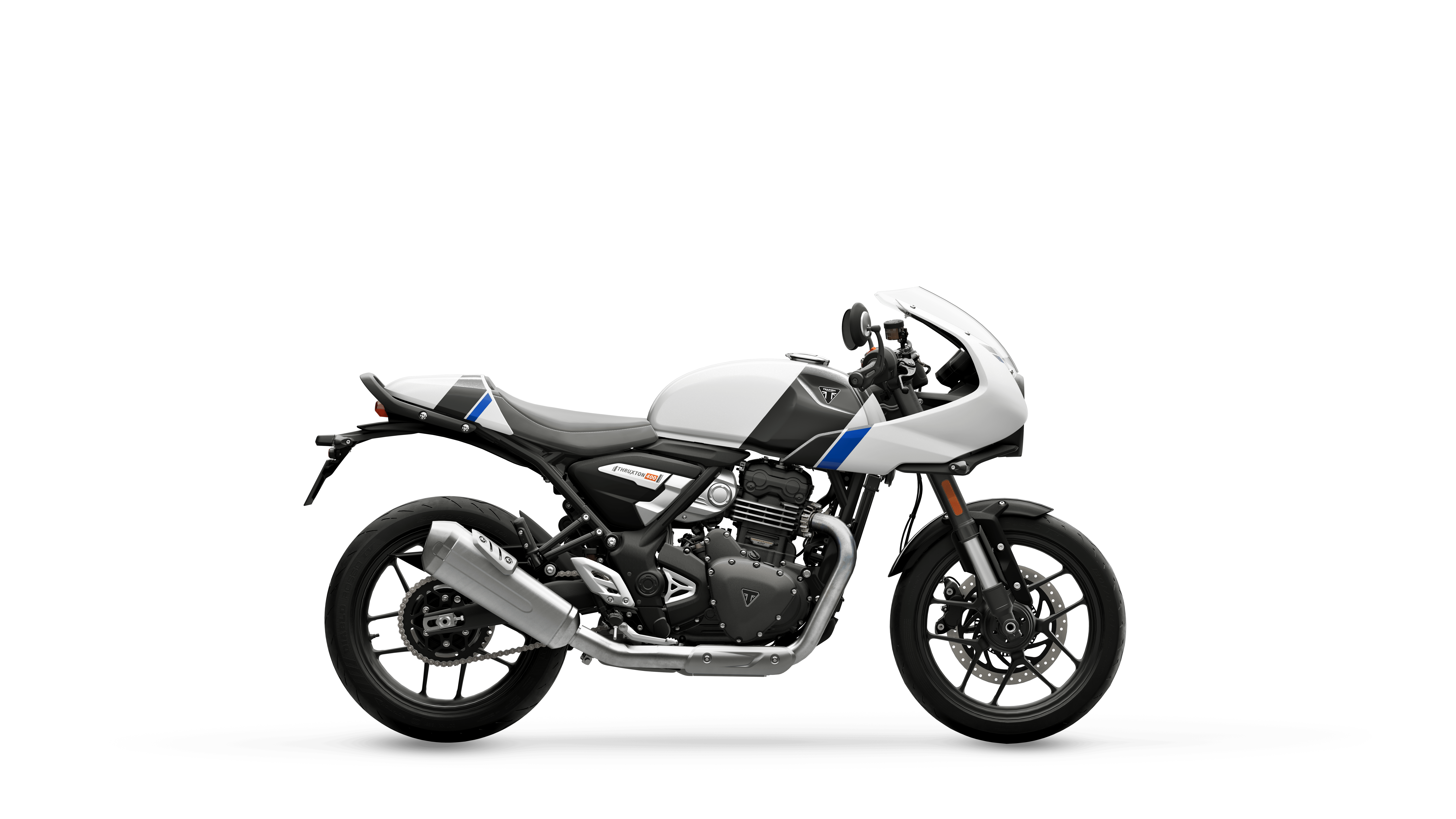 Thruxton 400-white -colour