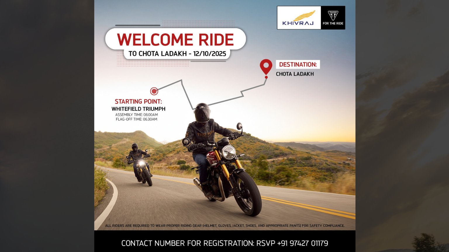triumph ride